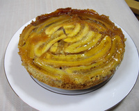 Torta de bananas com amendoim
