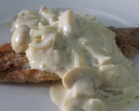 Peixe ao molho de sidra