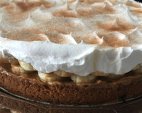 Torta de banana banoffee