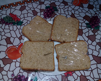 Pão integral na máquina de pão