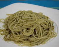Espaguete ao pesto