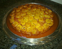 Torta de banana caramelizada
