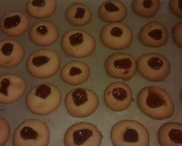 Biscoito amanteigado de goiabada