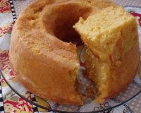 Bolo de milho no liquidificador
