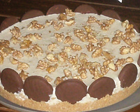 Torta cremosa de nozes