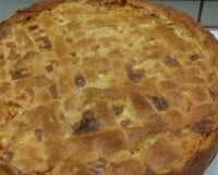 Torta de frango com cream cheese e milho