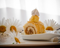 Rocambole de doce de leite