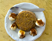 Bolinho de banana pequeno fácil de fazer