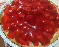 Torta de morango prática