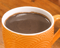 Chocolate quente fit