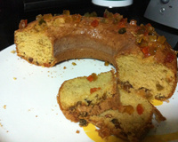 Bolo de fruta cristalizada