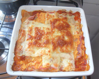 Lasanha de frango cremoso da Ju