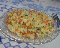 Arroz de panela de pressão da Josi
