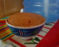 Bolo de iogurte de caneca