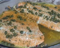 Salmão com Alcaparas