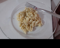 Macarrão de molho branco