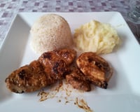 Peito de frango com mostarda