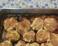 Sobrecoxa de frango na mostarda