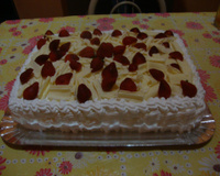 Bolo mousse de morango