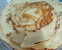 Panqueca sem glúten - com farinha de arroz