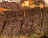 Rocambole de carne moída