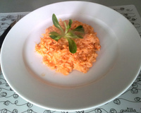 Risoto de camarão fácil e rápida