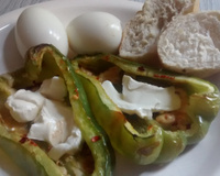 Pimentão apimentado com cream cheese