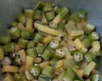 Abobrinha com quiabo