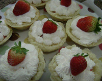 Tortinhas folhadas de morango