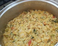 Arroz com bacalhau