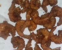 Camarão empanado crocante