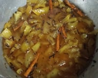 Doce de mamão verde em cubinhos