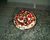 Bolo de morango da Eleide