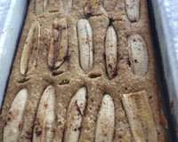 Bolo de banana e aveia