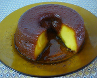 Pudim de pão caseiro