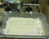 Cuca de banana com maçã