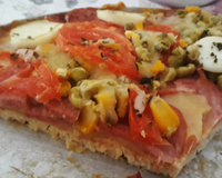 Massa de pizza de peito de frango (sem farinha)