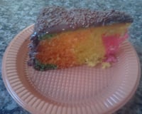 Bolo colorido
