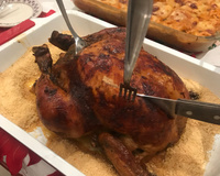 Chester suculento na manteiga