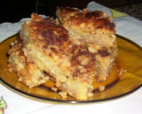 Bolo de banana tipo cuca