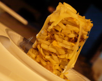 Torre de batata frita baiana