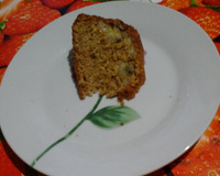 Bolo misto de banana, polvilho e arroz