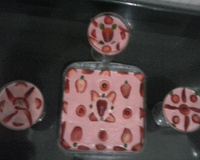 Mousse fácil de morango