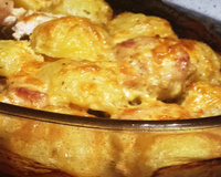 Peito de frango com batatas