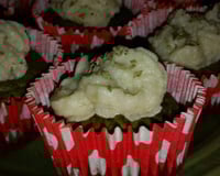 Cupcake salgado de espinafre