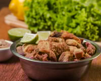 Torresmo pururuca prático de microondas