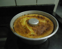 Bolo de milho com queijo