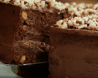 Bolo mousse de nutella