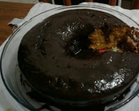 Bolo de cenoura cremoso