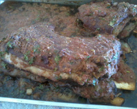 Costela bovina ao molho de vinho